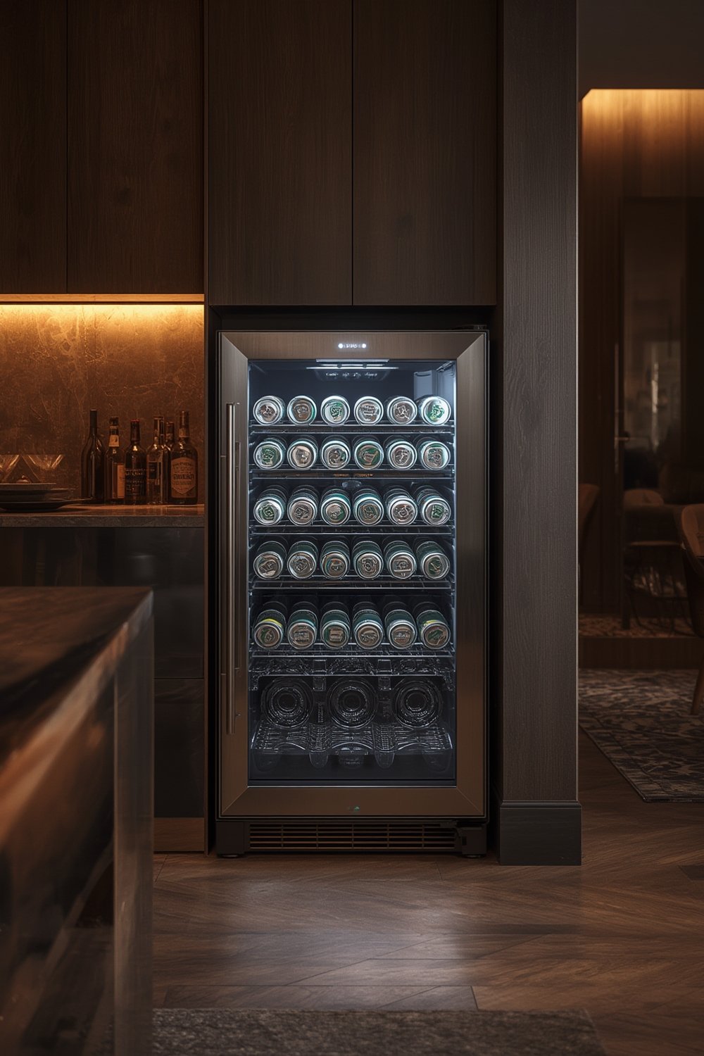 Beverage refrigerator product view